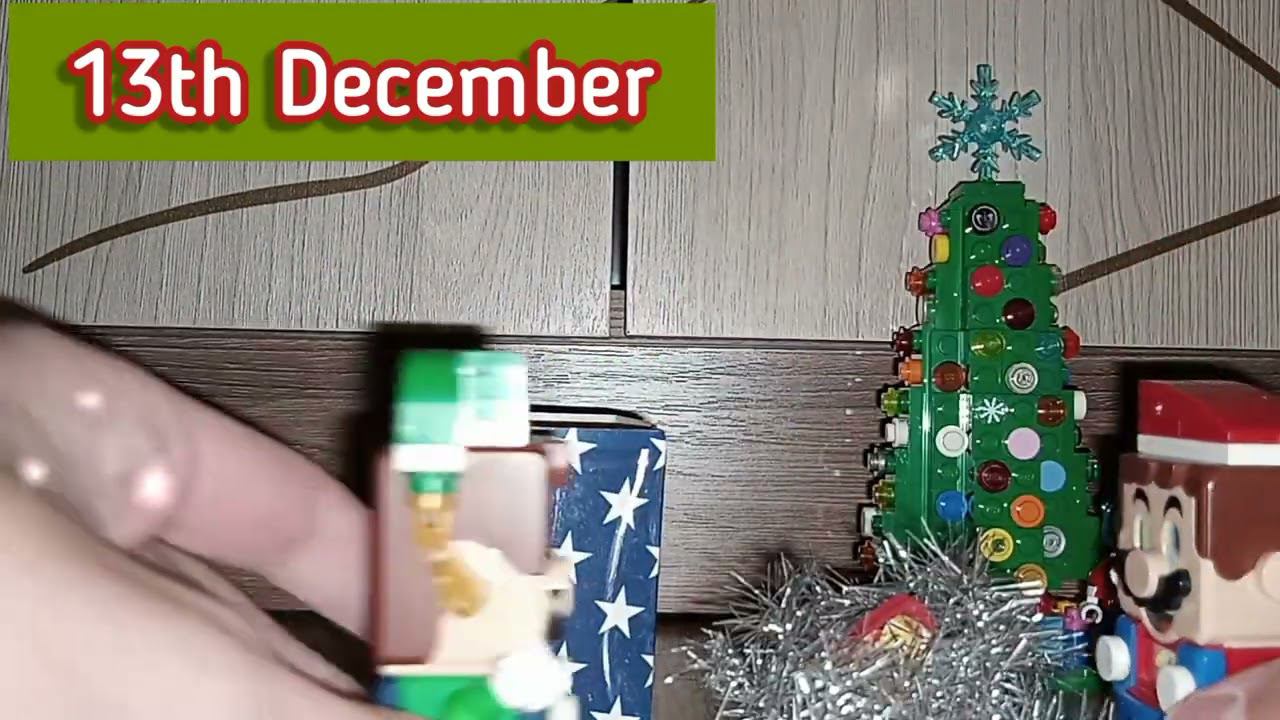 My Christmas & New Year Advent Calendar mini surprises by Lego Super Mario & Luigi. Day 13 #shorts смотреть онлайн