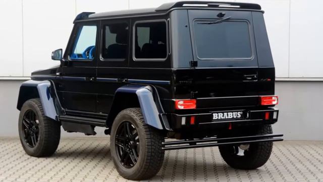Göy salonlu Brabus G 500 4x4 Mercedes-Benz Gelaendewagen смотреть онлайн