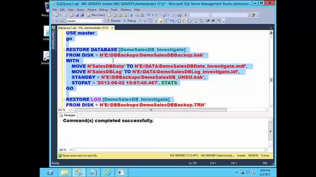 SQL Server Database Recovery Techniques 39 смотреть онлайн