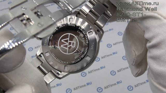 Обзор швейцарских наручных часов Raymond Weil 8280-ST1-BMY18 смотреть онлайн
