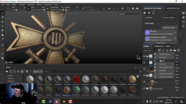 BLENDER_SUBSTANCE PAINTER_ WOLFENSTEIN INSPIRED ARTWORK_ WAR MEDAL TEXTURING смотреть онлайн