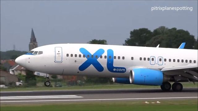 XL Airways France (F-HJUL) Boeing 737-8Q8(WL) landing 25L at Brussels Airport смотреть онлайн