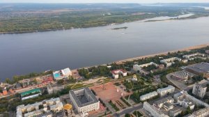 Мой любимый город Самара с высоты птичьего полета (видео 4k)