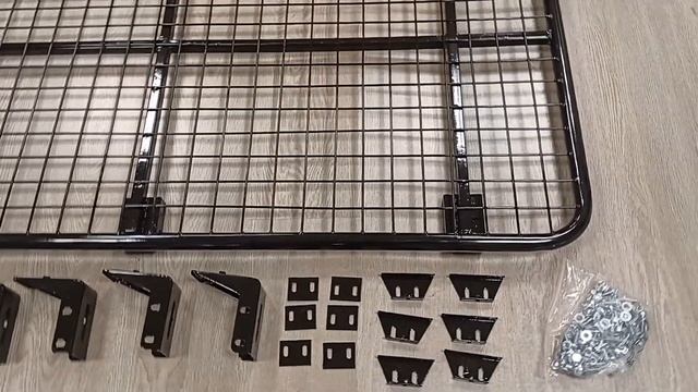 Багажник-платформа Нива 2121, основание сетка. Крепление на водосток смотреть онлайн