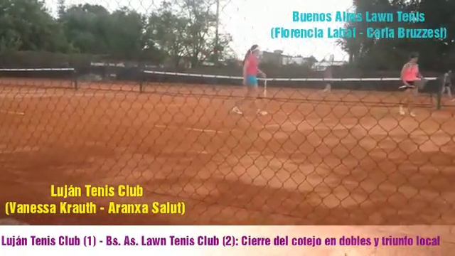 Luján TC (1) Buenos Aires Lawn Tenis (2) смотреть онлайн