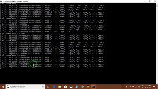 Limit, Skip and Sort functions in MongoDB смотреть онлайн