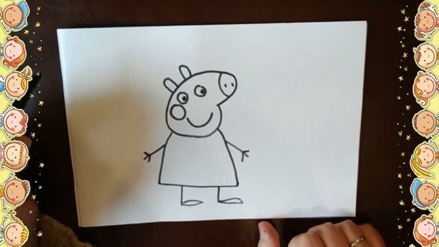 Свинка Пеппа (рисуем вместе) смотреть онлайн