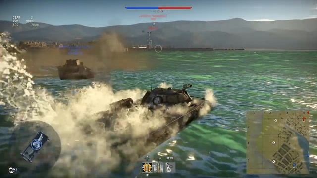 War Thunder BOAT TANKS VS PLANES CUSTOM смотреть онлайн