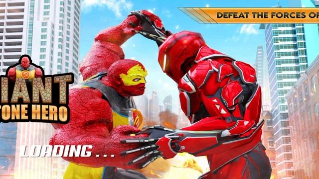 Stone Hero Giant Superhero Robot Game || kids Entertainment hero game смотреть онлайн