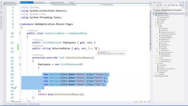 How to set Default value in InputSelect in Blazor