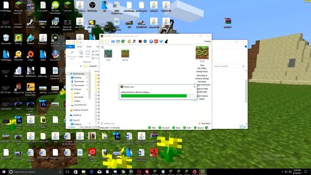How to Install Mods Minecraft Beta 1.7.3 MultiMC Tutorial смотреть онлайн