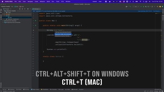 The only IntelliJ REFACTORING Shortcut You Need смотреть онлайн