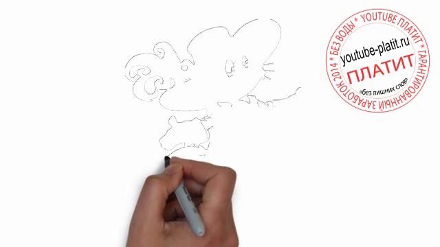 КАк поэтапно нарисовать Кота в сапогах и шляпе за 36 секунд смотреть онлайн