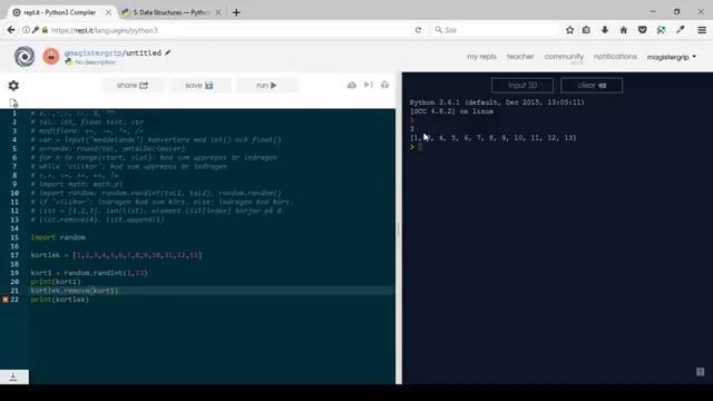 Programmering i matematik, listor смотреть онлайн