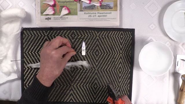 Гвоздика из шёлка урок 1. Clove part 1 смотреть онлайн