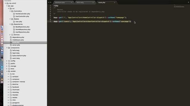 Create login page with Eloquent Slim3 and Twig смотреть онлайн