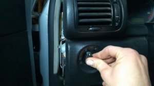 Снятие переключателя света VW Passat B5