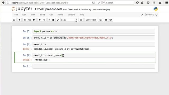 42- Pandas DataFrames: Loading Excel Spreadsheets смотреть онлайн