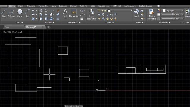 Principais ferramentas (comandos) do autoCAD. смотреть онлайн