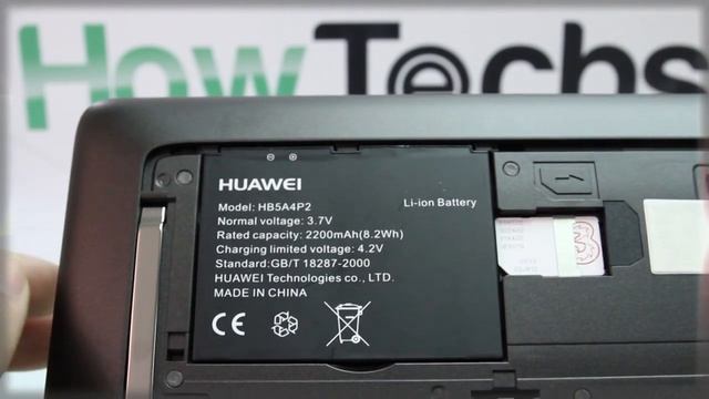 Huawei Ideos Tablet S7: Inserting the Battery смотреть онлайн