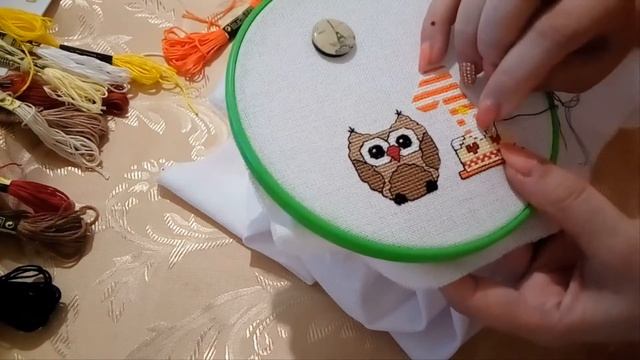 ➳ Вышивка крестиком за стеклом: открытка своими руками. ❧ Часть 6. ❦ смотреть онлайн