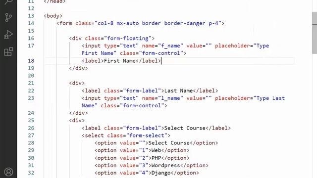 Lab - 30 | Bootstrap Form, Layout, Responsive Technique | Web Design - 14 смотреть онлайн