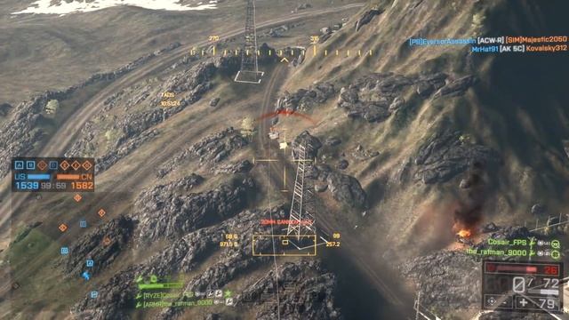 Back in the Attack Helicopter on Battlefield 4 and this happened смотреть онлайн