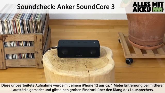 Anker SoundCore 3 Bluetooth Lautsprecher Test | Alles mit Akku смотреть онлайн