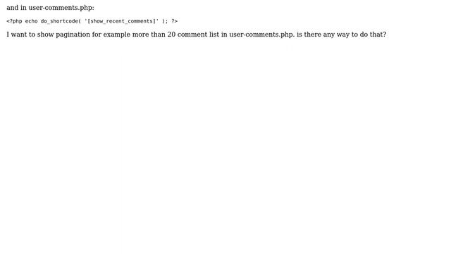 Wordpress: How can i display pagination in custom comment list? смотреть онлайн