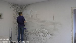 Барельеф Роспись на стене новые уроки на канале Искусство в Интерьере | Художник Наталья Боброва