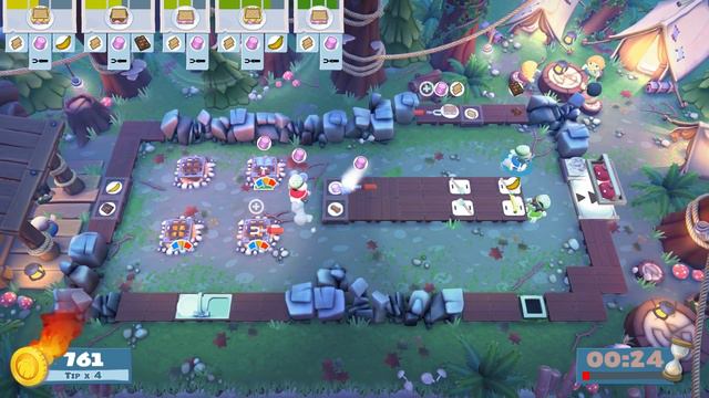 [OverCooked! 2] CO-OP #25 (3-Player) | ตะลุย DLC Campfire Cook Off