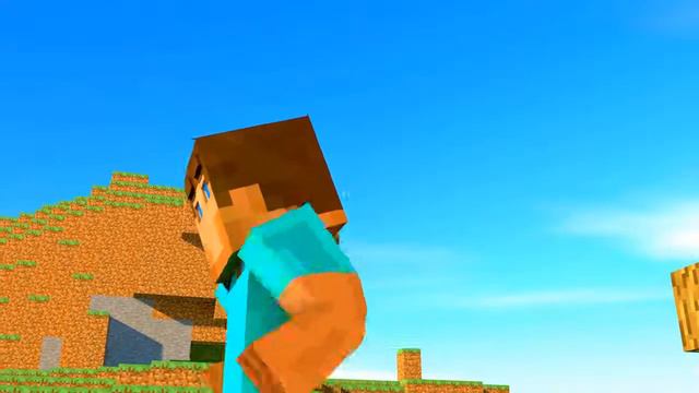 First house \ Первое здание (Minecraft animation) смотреть онлайн