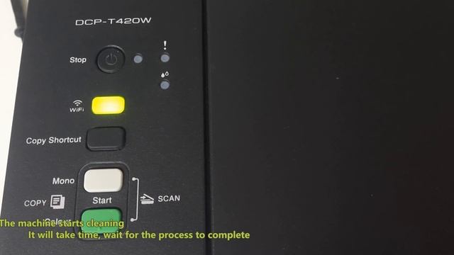 brother dcp t420w head cleaning смотреть онлайн