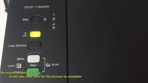 brother dcp t420w head cleaning