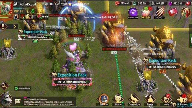 Wolf Game - The Wild Kingdom PvP Wilderness Invasion 1105 vs 1101 смотреть онлайн