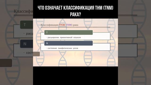 Что означает классификация ТНМ (TNM) рака? #тнм #классификациярака #стадиирака смотреть онлайн