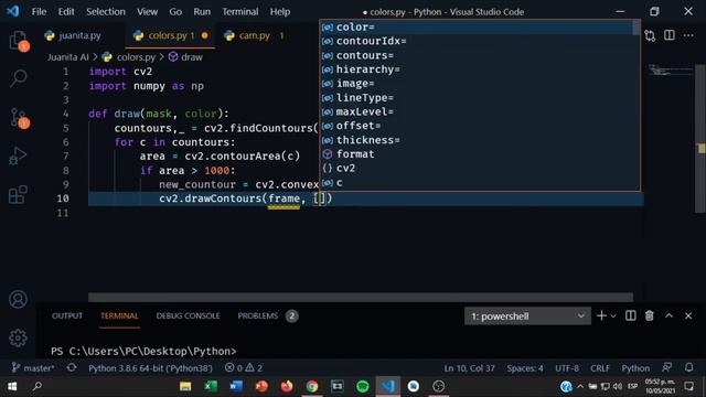 Asistente virtual con Python ?. Parte 3: Detección de colores ? (parte 1). смотреть онлайн
