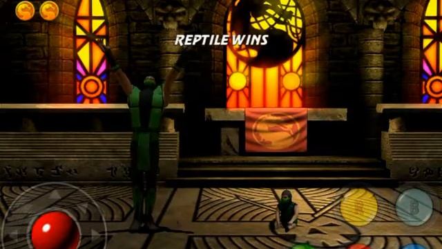 Ultimate Mortal Kombat 3 - Apple iOS - Reptile - Babality смотреть онлайн