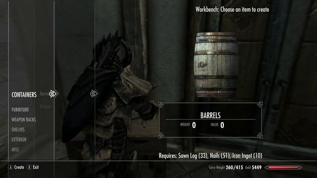 Skyrim: Building A House (Lakeview Manor) смотреть онлайн