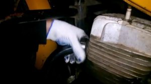 Восход 3м, ремонт глушителя!