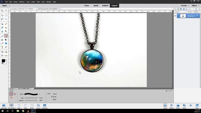 PHOTOSHOP TUTORIAL | How To Insert Images Onto A Pendant смотреть онлайн