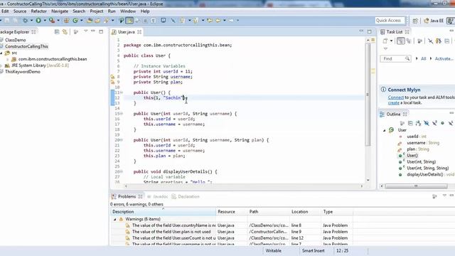Constructor Calling this - Java Hindi Tutorial 10 смотреть онлайн