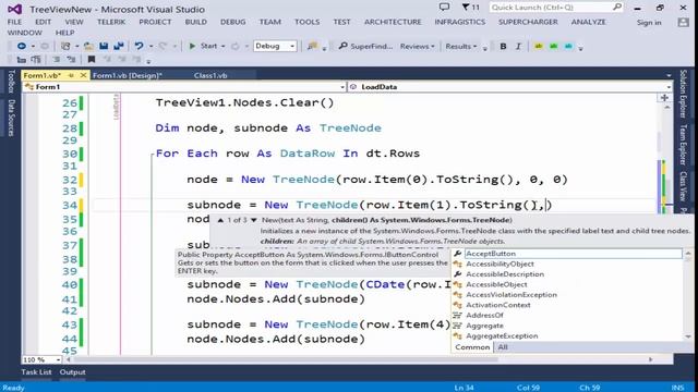 أدوات أساسية 13- عرض الأداة TreeView مع أداة تخزين الصور ImageList смотреть онлайн
