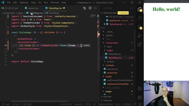 Make an OS with ReactJS & Next.js - System Components смотреть онлайн