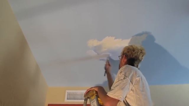 How To Paint Clouds On Ceiling - Mural Joe