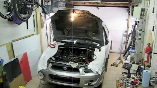 Denis' Fully built EJ251 engine swap time lapse part 2 смотреть онлайн