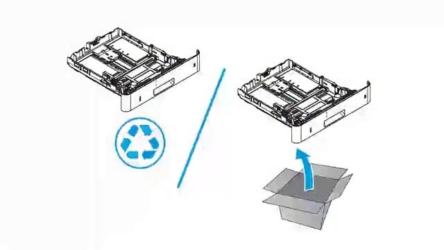 Replace 250-Sheet Paper Input Tray 2 | HP LJ Pro M304-M305, M404-M405, MFP M329, M428-M429 смотреть онлайн
