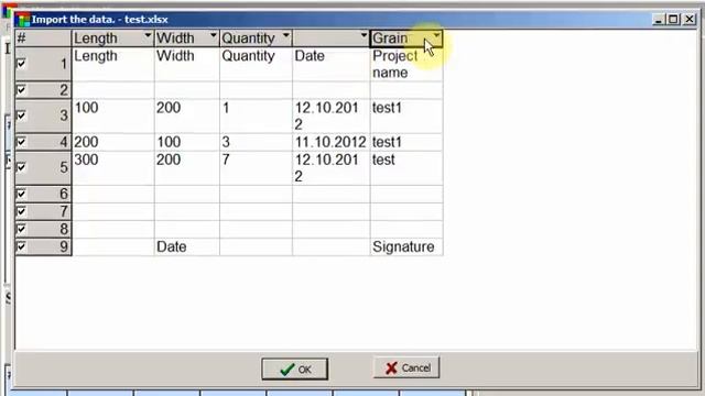 Advanced import of data from Excel in Cutting Optimization pro смотреть онлайн