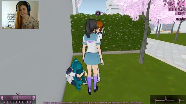 Люстра Саки Мию баг Яндере Симулятор/Yandere Simulator смотреть онлайн