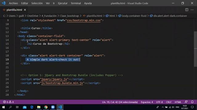 Clase BootStrap смотреть онлайн